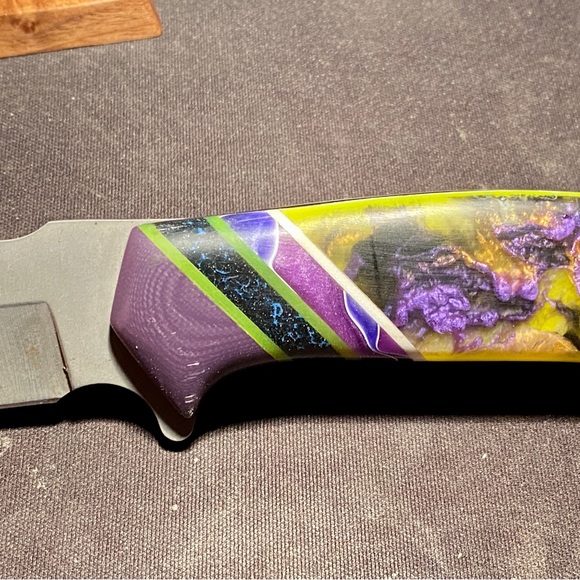 Custom fixed blade knife with sheath - Picture 4 of 10